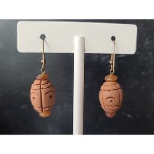 Dangling Beaded Pierced Earrings Vintage